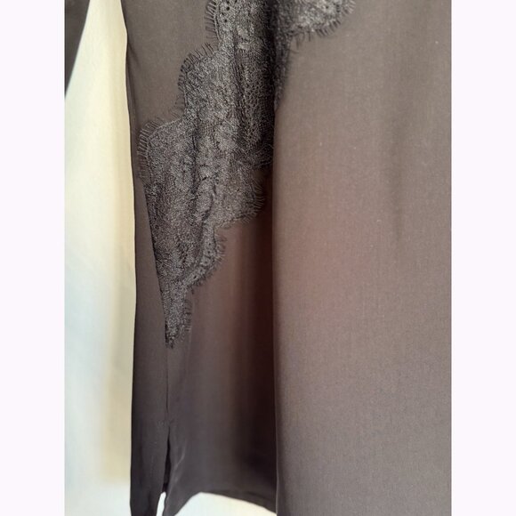 Boston Proper Womens Top Sz Large Lace Fairy Whimsigoth Witchy Romantic Gothic - Picture 4 of 13